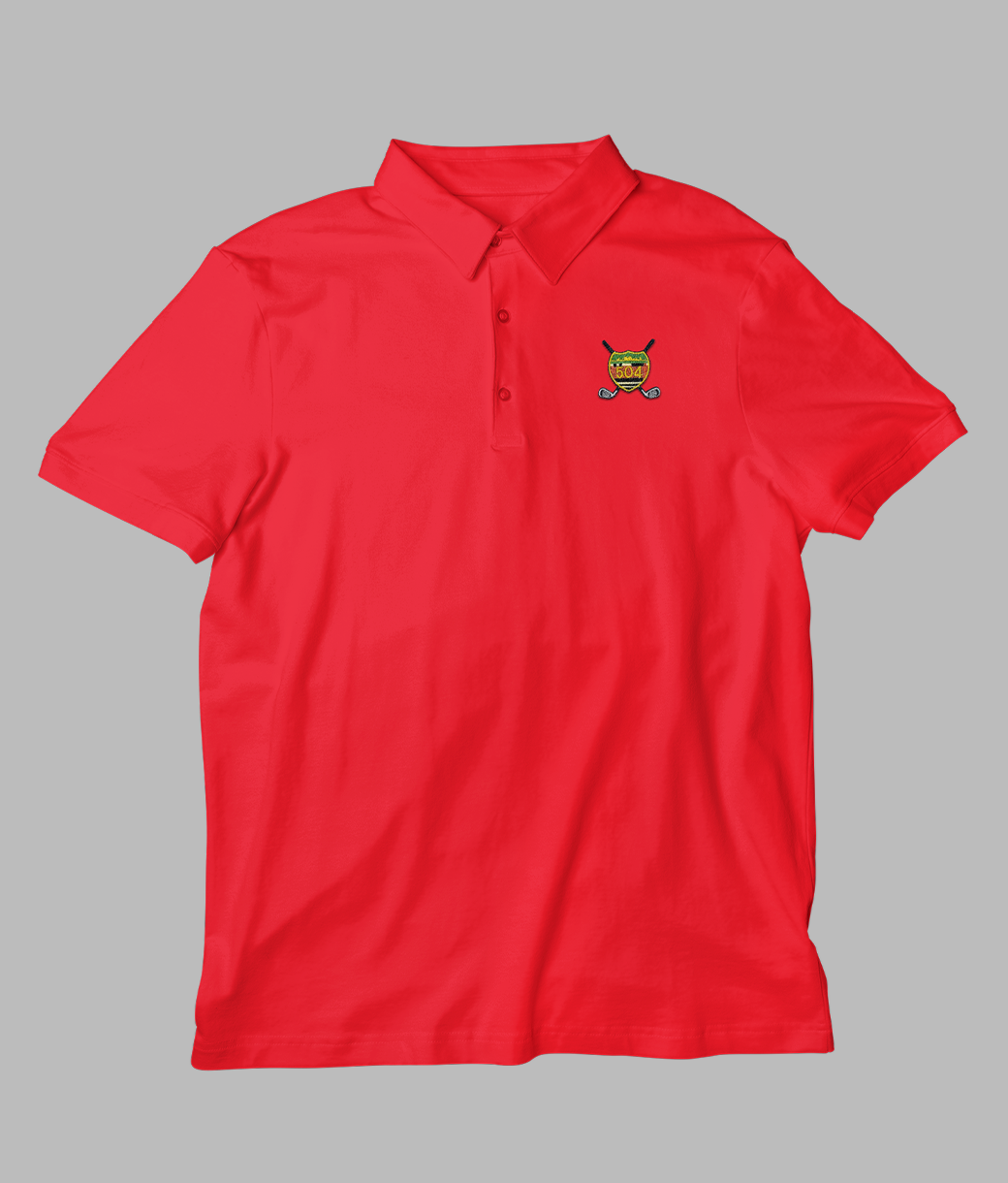 "504 GOLF CLUB" POLO SHIRT (PreOrder) iREP504 Apparel Co.™