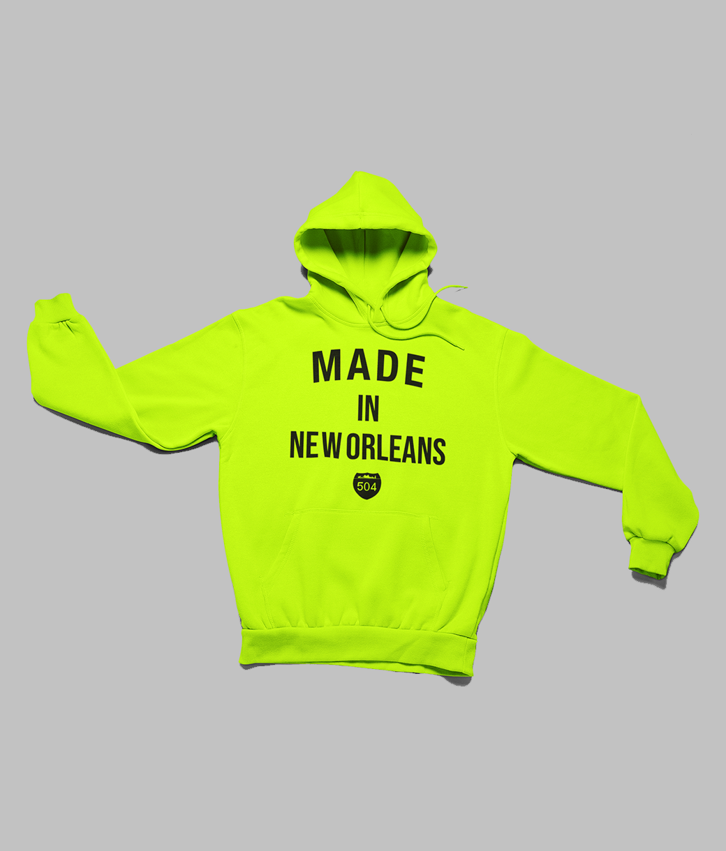 volt green hoodie