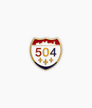 Load image into Gallery viewer, 504 SHIELD LAPEL PIN
