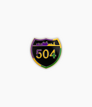 Load image into Gallery viewer, 504 SHIELD LAPEL PIN
