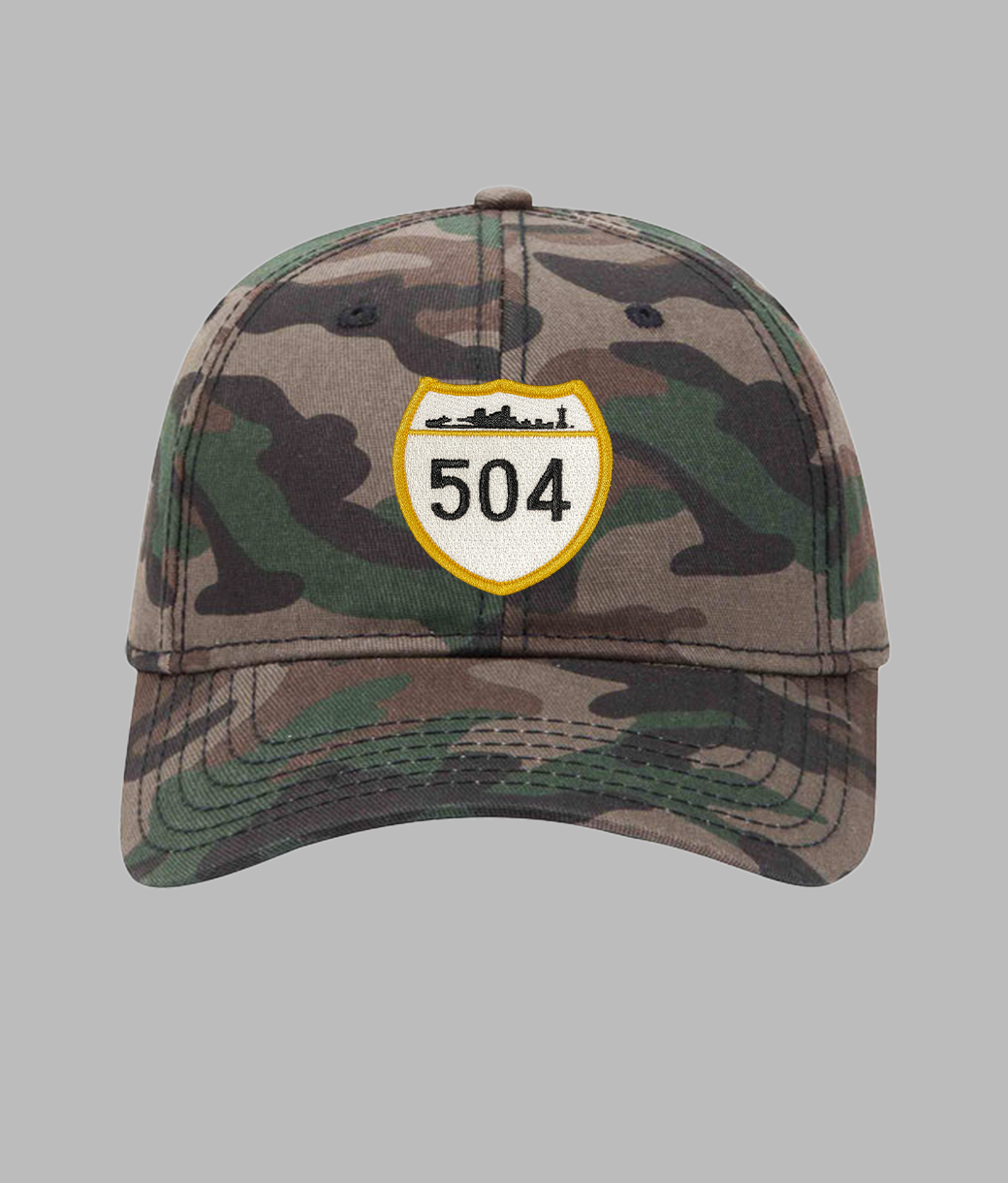 CAMO DAD HAT