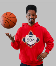 Load image into Gallery viewer, &quot;H🏀ME TEAM&quot; HOODIE - RED
