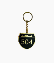 Load image into Gallery viewer, 504 SHIELD KEYCHAIN

