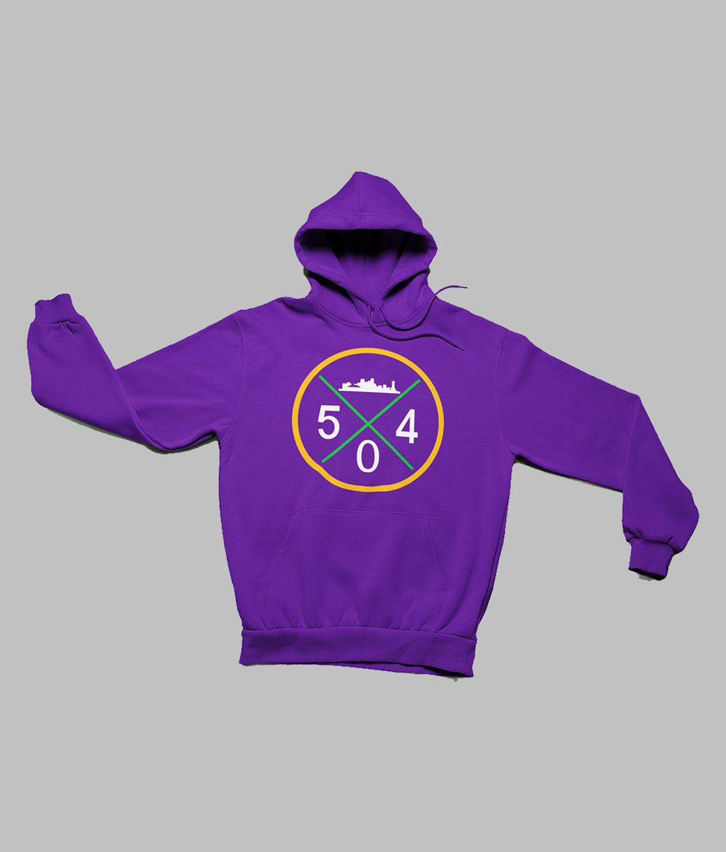 WELCOME HOME 'MARDI' HOODIE - PURPLE