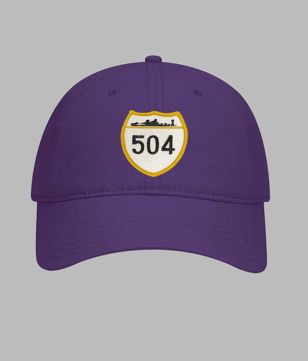 PURPLE DAD HAT