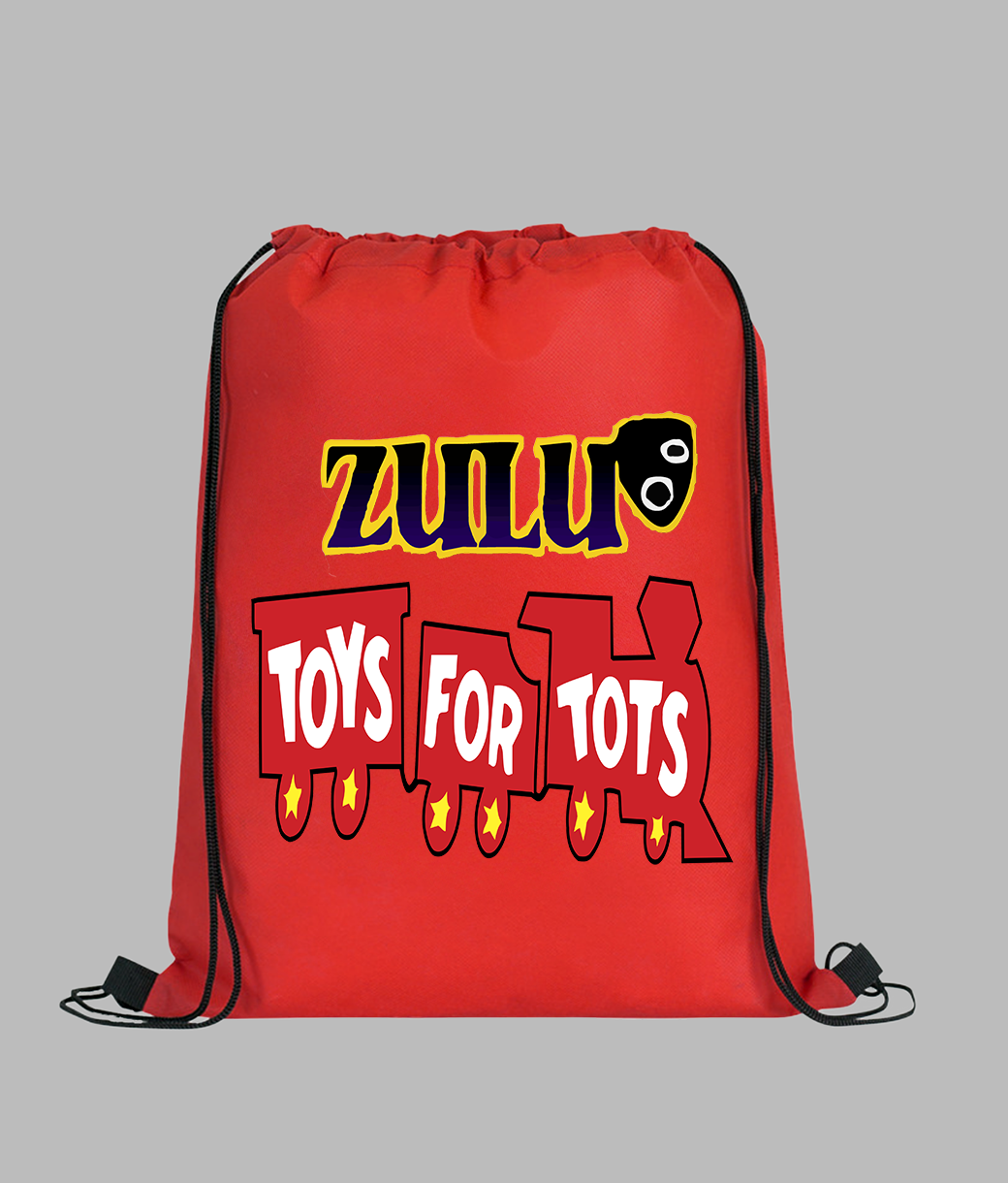 TOYS FOR TOTS DRAWSTRING BAGS