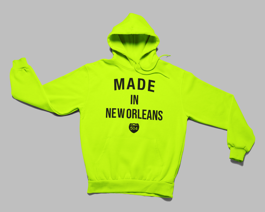 'MADE IN NEW ORLEANS' HOODIE - VOLT