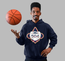 Load image into Gallery viewer, &quot;H🏀ME TEAM&quot; HOODIE - NAVY
